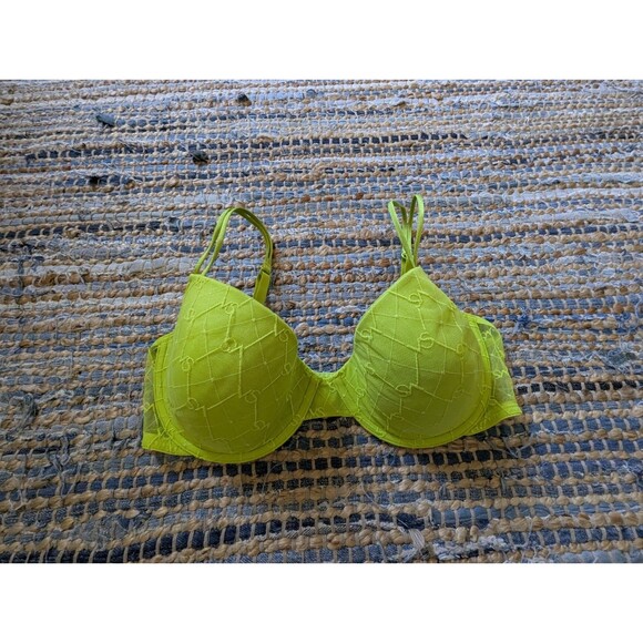 Victoria's Secret Women's Size 36D Push-Up Bra Bling Rhinestone Straps - Picture 2 of 6